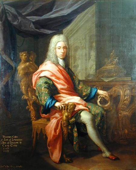 Thomas Coke (b.1698) 1st Earl of Leicester (of the First Creation) from Francesco Trevisani