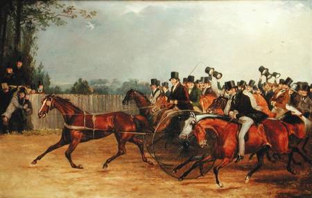 'Nonpareil' trotting 100 Miles on Sunbury Common from Francis Calcraft Turner