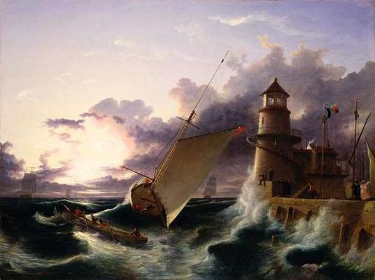 Shipwreck (oil on canvas) from Francis Danby