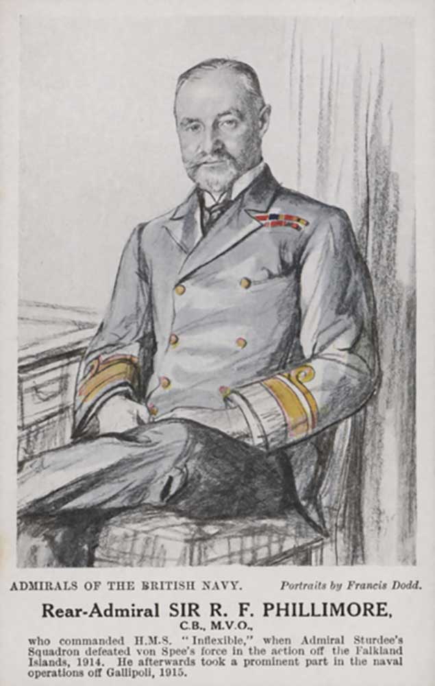 Konteradmiral Sir R F Phillimore from Francis Dodd