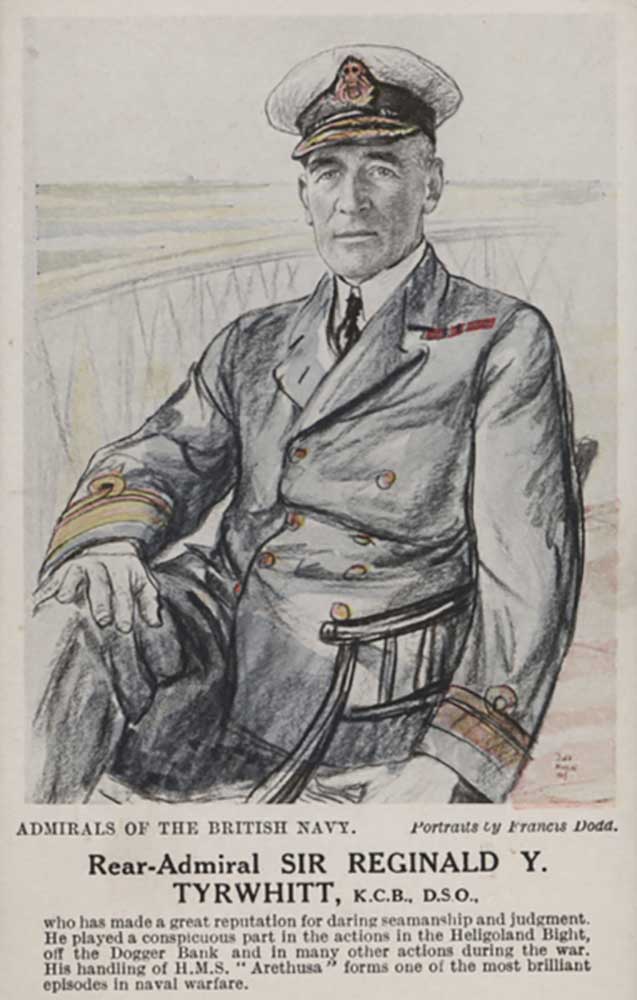 Konteradmiral Sir Reginald Y Tyrwhitt from Francis Dodd