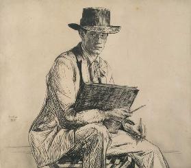 Porträt von Henry Rushbury (1889-1968) 1914
