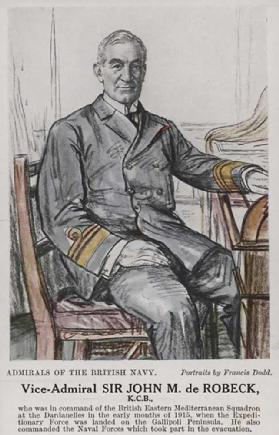 Vizeadmiral Sir John M de Robeck