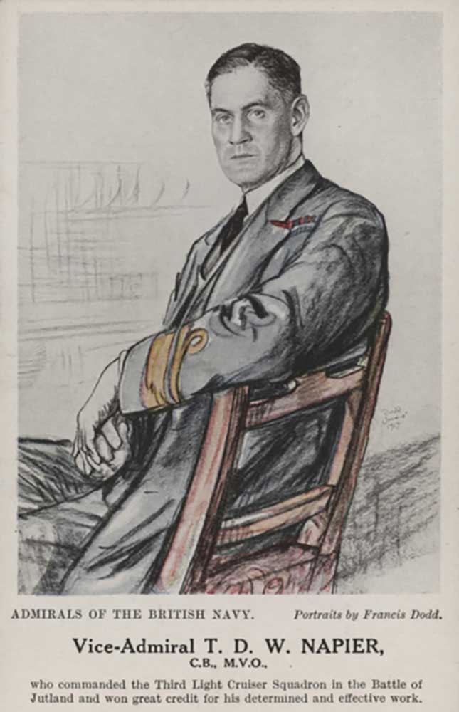Vizeadmiral T D W Napier from Francis Dodd