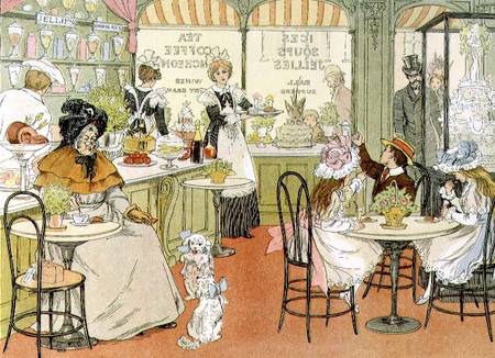 The Tea Shop, from 'The Book of Shops' from Francis Donkin Bedford