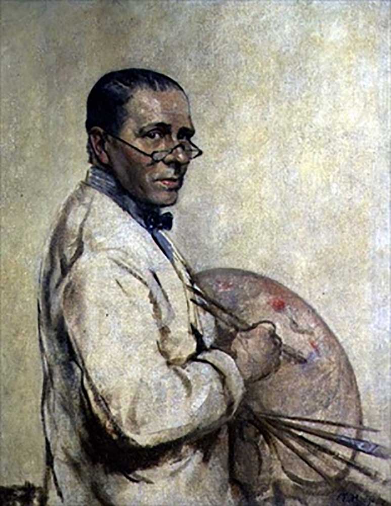 Porträt des Künstlers Sir William Orpen (1878-1931) um 1932 from Francis Edwin Hodge