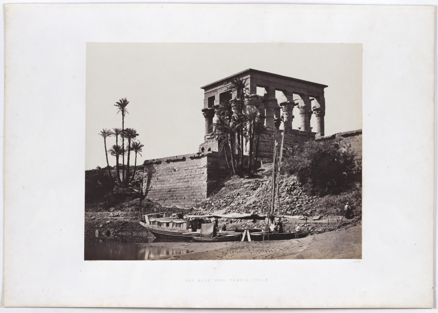 Der Kiosk des Trajan auf der Nilinsel Philae from Francis Frith
