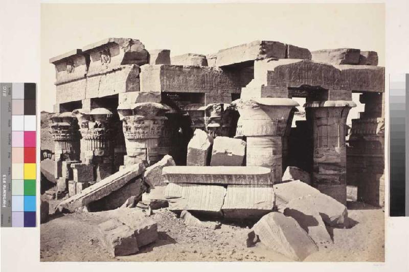 Der Tempel von Kom Ombo in Oberägypten from Francis Frith