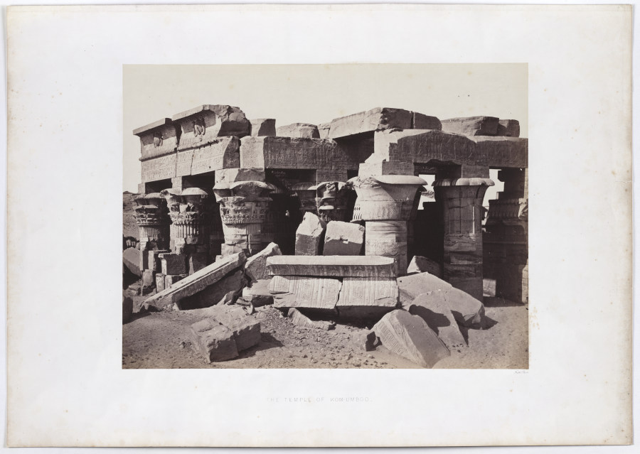 Der Tempel von Kom Ombo in Oberägypten from Francis Frith