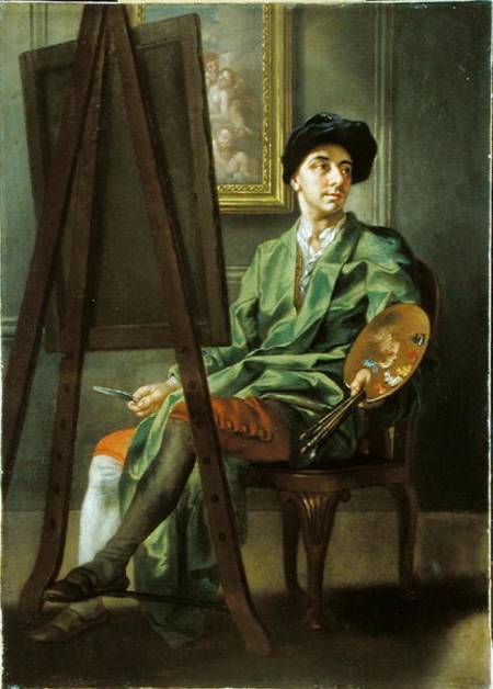 Portrait of the Artist at his Easel from Francis Hayman