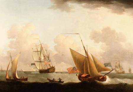Shipping off the Dutch Coast from Francis Swaine