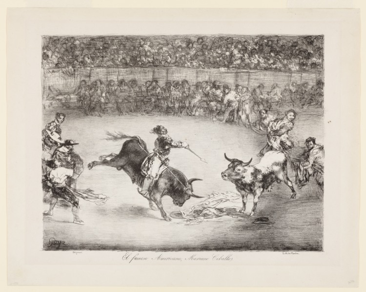El famoso Americano, Mariano Ceballos from Francisco de Goya