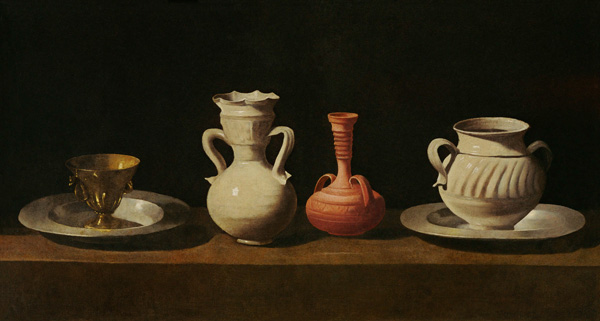 Stillleben mit verschiedenen Vasen from Francisco de Zurbarán (y Salazar)
