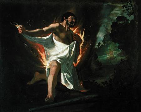 Hercules Tearing the Burning Robe from Francisco de Zurbarán (y Salazar)