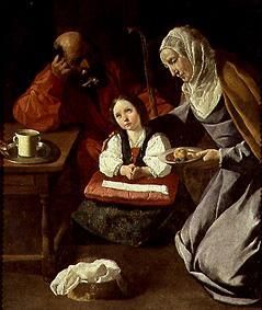 Maria, Joseph und der Jesusknabe from Francisco de Zurbarán (y Salazar)