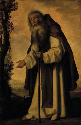 F.de Zurbarán, St. Anthony Abbas