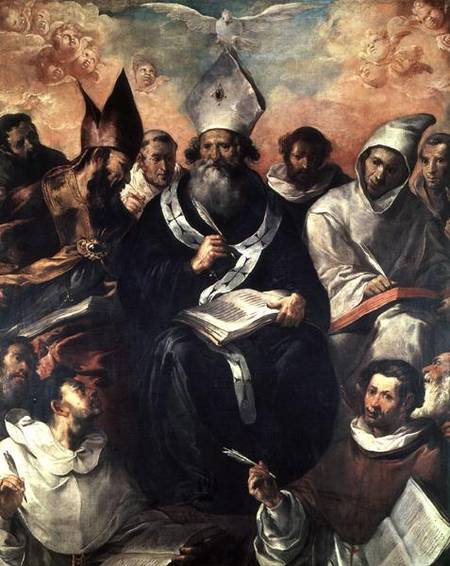 St. Basil Dictating his Doctrine from Francisco Herrera