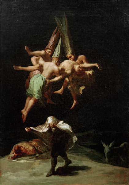 Flug der Hexen from Francisco José de Goya