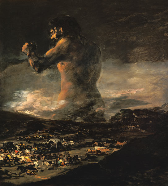 Der Koloss from Francisco José de Goya
