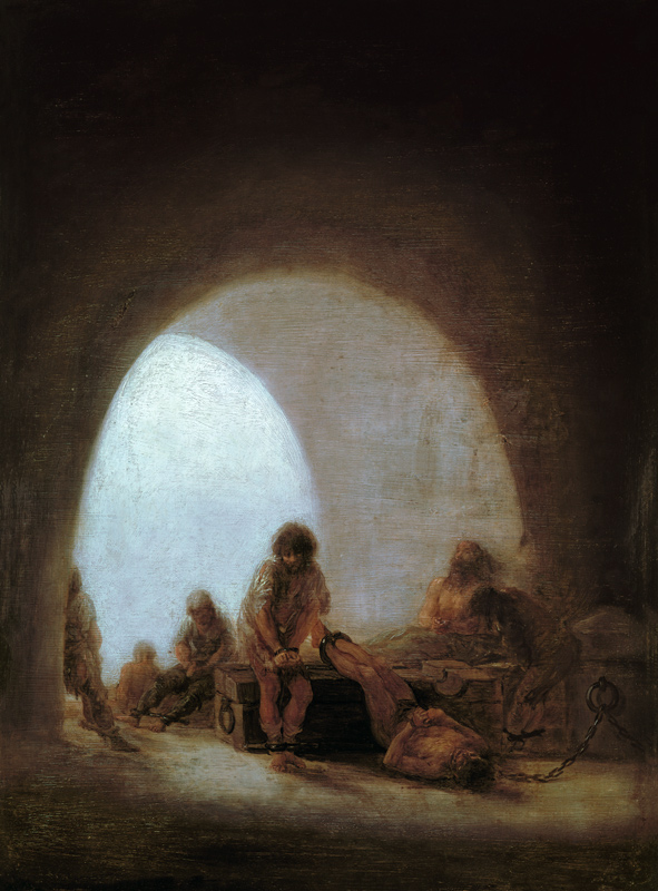 Inneres eines Gefängnisses from Francisco José de Goya