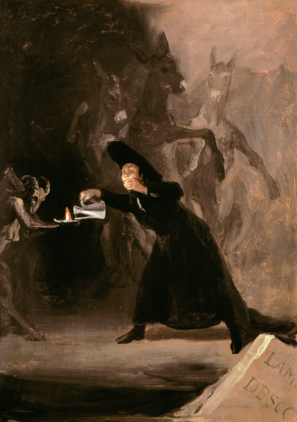 The Devils Lamp from Francisco José de Goya