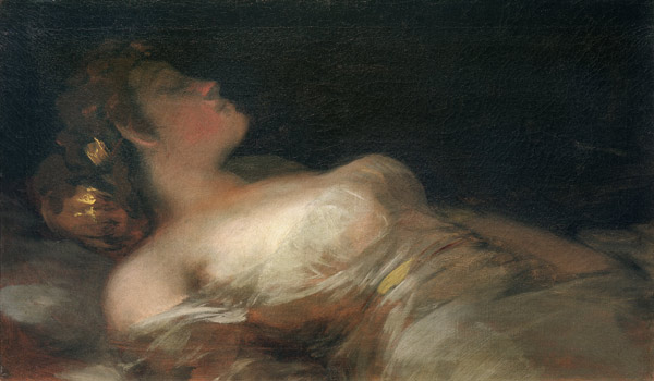 Schlafende Frau from Francisco José de Goya