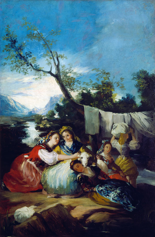The Washerwomen from Francisco José de Goya