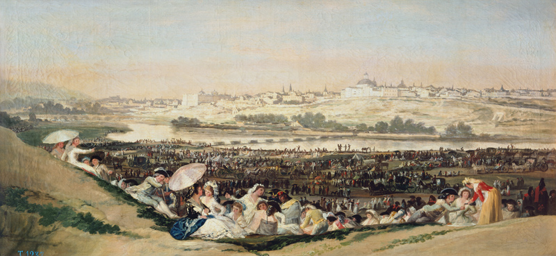 Volksfest am San-Isidro-Tag from Francisco José de Goya