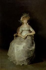 Bildnis der Comtesse Chinchon from Francisco José de Goya