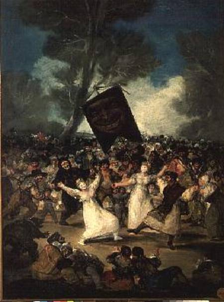 The Burial of the Sardine (Corpus Christi Festival on Ash Wednesday) from Francisco José de Goya