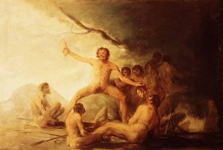 Cannibals savouring Human Remains from Francisco José de Goya