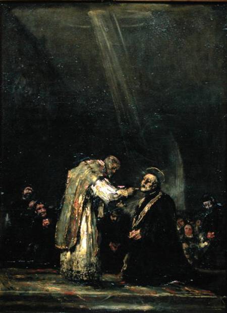The Last Communion of St. Joseph Calasanz (1556-1648) from Francisco José de Goya
