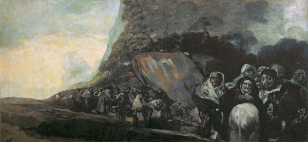 Prozession der Inquisition (Aus den schwarzen Bildern der Quinta del Sordo) from Francisco José de Goya