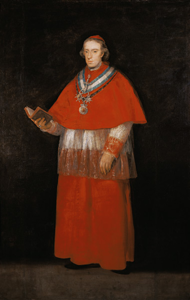 Der Kardinal Luis Maria de Borbón y Vallabriga. from Francisco José de Goya
