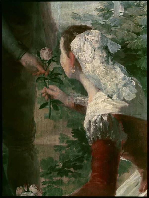 Der Frühling (Detail). from Francisco José de Goya