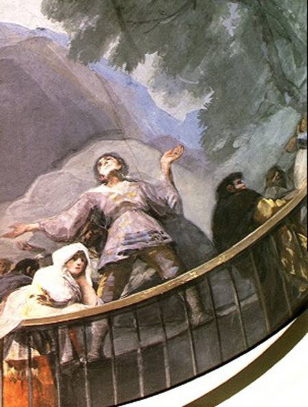 An Ecstatic Witness, detail from the Miracle of St. Anthony of Padua, from the cupola from Francisco José de Goya