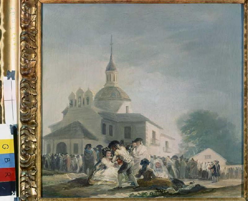 Die Einsiedelei des hl. Isidor from Francisco José de Goya