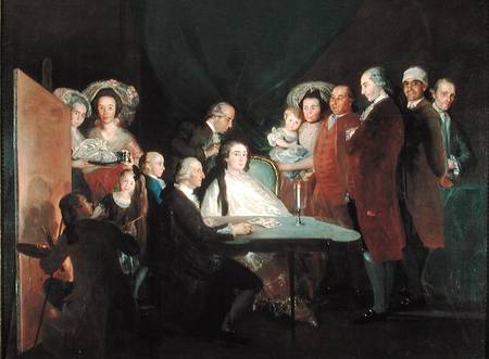 The Family of the Infante Don Luis de Borbon from Francisco José de Goya