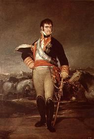 Ferdinand VII. in einem Feldlager from Francisco José de Goya