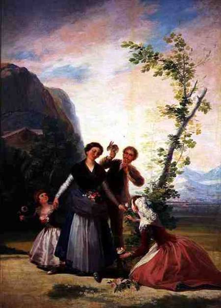 The Florists or Spring from Francisco José de Goya