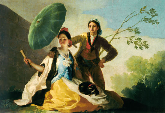 Der Sonnenschirm from Francisco José de Goya