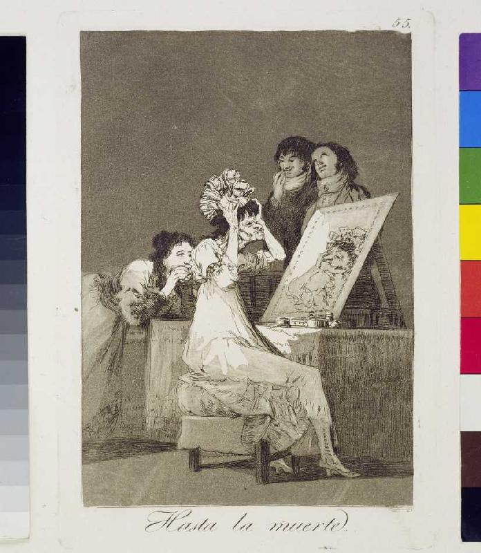 Hasta la muerte (Bis zum Tod). from Francisco José de Goya