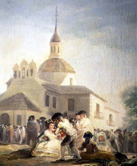 The Hermitage of San Isidro, Madrid from Francisco José de Goya