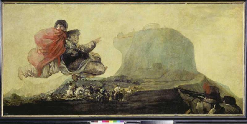 Hexensabbat (Aus den schwarzen Bildern der Quinta del Sordo) from Francisco José de Goya