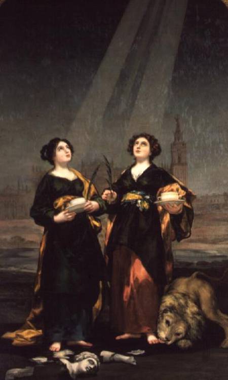 St. Justa and St. Rufina from Francisco José de Goya