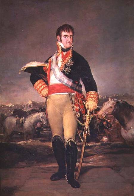 King Ferdinand VII (1784-1833) from Francisco José de Goya