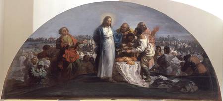 The Multiplication of the Loaves and Fishes from Francisco José de Goya
