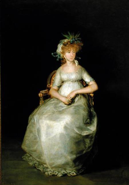Portrait of Maria Teresa (d.1820) of Ballabriga, Countess of Chinchon from Francisco José de Goya