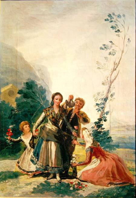 Spring or the Flower Seller from Francisco José de Goya