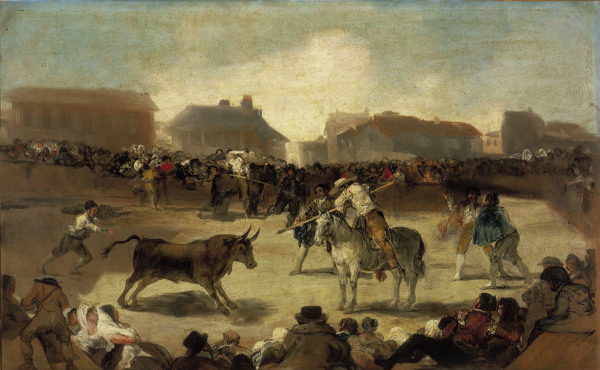 Stierkampf in einem Dorf from Francisco José de Goya